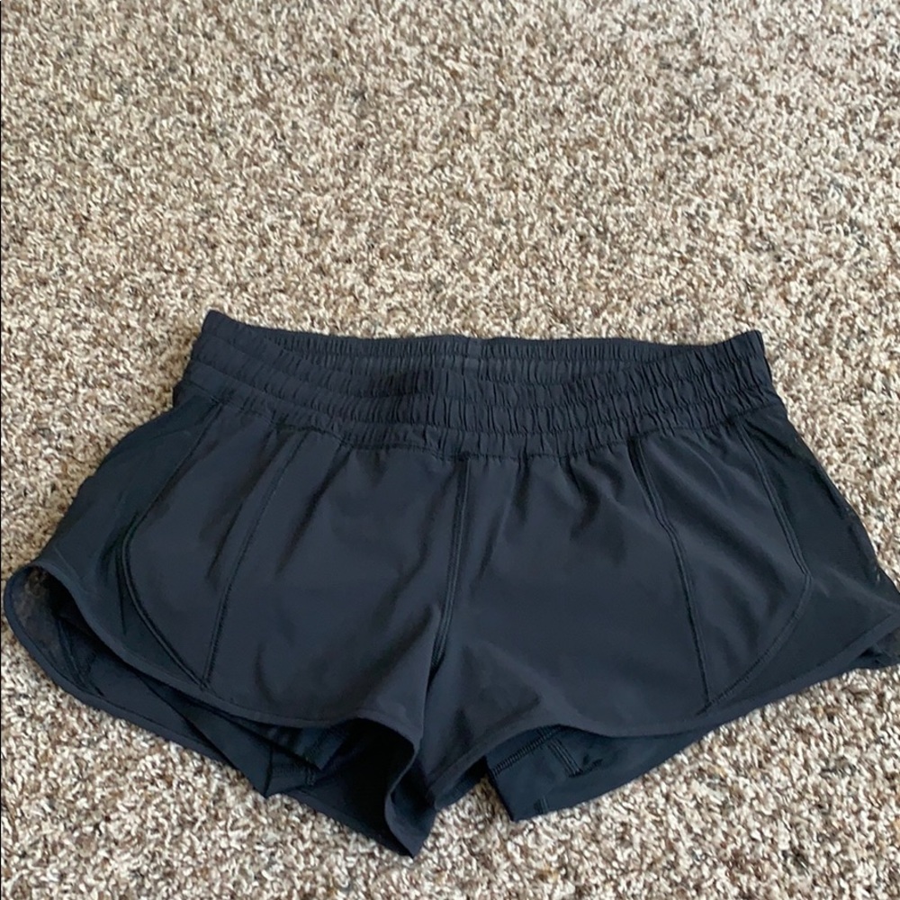 Black lulu lemon shorts